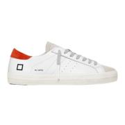 Witte Leren Lage Sneaker D.a.t.e. , White , Heren