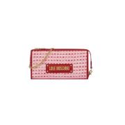 Wallets Cardholders Love Moschino , Red , Dames