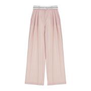 Wide Trousers Imperial , Pink , Dames