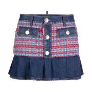 Short Skirts Dsquared2 , Blue , Dames