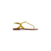 Flat Sandals Maliparmi , Yellow , Dames