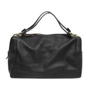 Pre-owned Leather handbags Salvatore Ferragamo Pre-owned , Black , Dam...