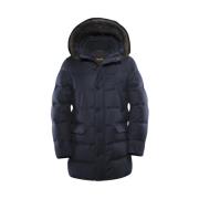 Parka met ganzenveren vulling en boudin-quilted buitenkant Moorer , Bl...