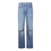 Bootcut Jeans met Uitgesneden Knie JW Anderson , Blue , Dames