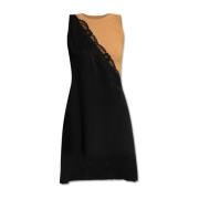 Tweelaagse jurk MM6 Maison Margiela , Black , Dames