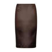 Chesnutt Brown Pencil Rok Dolce & Gabbana , Brown , Dames