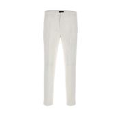 Slim-fit Trousers Fay , White , Heren