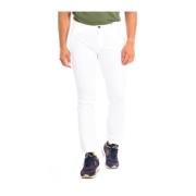 Witte broek met rechte pijpen La Martina , White , Heren