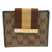 Pre-owned Coated canvas wallets Gucci Vintage , Multicolor , Dames