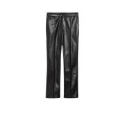 Leather Trousers Max Mara , Black , Dames