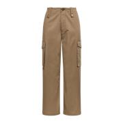 Tapered Trousers Maliparmi , Brown , Dames