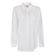 Optisch witte katoenen lange blouse Maison Margiela , White , Dames