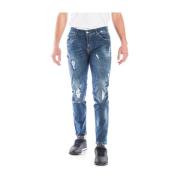Klassieke Denim Jeans voor Mannen Daniele Alessandrini , Blue , Heren