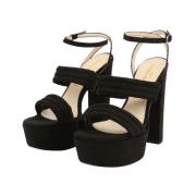 Flat Sandals Made in Italia , Black , Dames