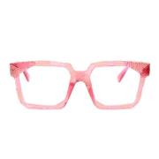 Uniek Masker Ontwerp Bril Kuboraum , Pink , Unisex