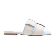 Stijlvolle Zomer Slippers March23 , Beige , Dames