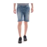 Casual Denim Shorts Daniele Alessandrini , Blue , Heren