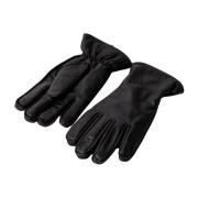 Zwarte Koeienhuid Handschoenen Stetson , Black , Heren