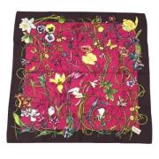 Pre-owned Silk scarves Gucci Vintage , Multicolor , Dames