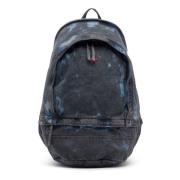 Rave Backpack - Backpack in coated denim Diesel , Blue , Unisex