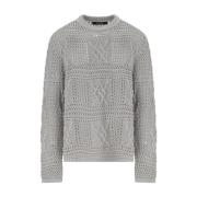Round-neck Knitwear Daily Paper , Gray , Heren
