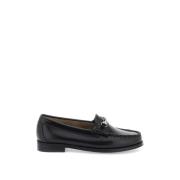 Horsebit Loafers met Zilveren Gesp G.h. Bass & Co. , Black , Dames