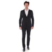 Suits Daniele Alessandrini , Black , Heren