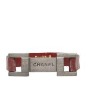 Pre-owned Leather bracelets Chanel Vintage , Brown , Dames