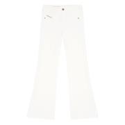Bootcut and Flare Jeans - 1969 D-Ebbey Diesel , White , Dames