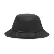 Bucket hat in coated twill Diesel , Black , Heren