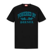 ‘T-Rust’ T-shirt Diesel , Black , Heren
