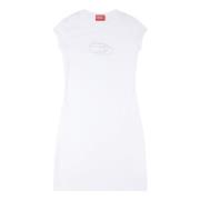 Short dress Diesel , White , Dames