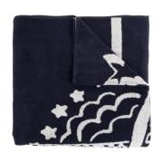 Strandhanddoek met logo Kenzo , Blue , Unisex