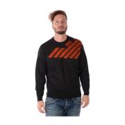 Gezellig Gebreide Trui Pullover Emporio Armani , Black , Heren