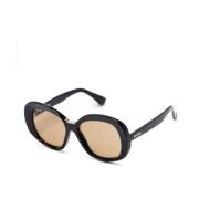 Stijlvolle zonnebril voor dagelijks gebruik Max Mara , Black , Dames