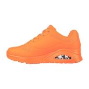 Neon Orange Street Uno - Night Shades Schoenen Skechers , Orange , Dam...