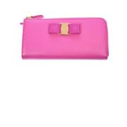 Roze Leren Crossbody Tas Salvatore Ferragamo , Pink , Dames