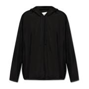 Hoodie met logo Jil Sander , Black , Heren