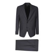 Single Breasted Suits Lardini , Black , Heren