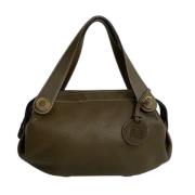 Pre-owned Leather handbags Loewe Pre-owned , Brown , Dames