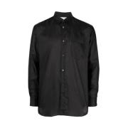 Zwarte Overhemd Comme des Garçons , Black , Heren