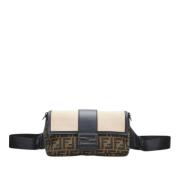 Pre-owned Canvas crossbody-bags Fendi Vintage , Brown , Dames