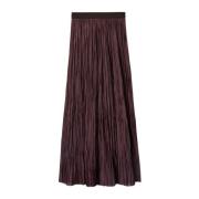 Maxi Skirts Roberto Collina , Brown , Dames