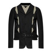 Jas met blazer motief Comme des Garçons , Black , Heren