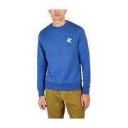 Blauwe Earth Biologisch Katoenen Sweatshirt Jagvi. Rive Gauche , Blue ...