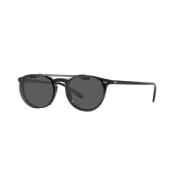 Riley-R OV 5004 Clip-On Zonnebril Oliver Peoples , Black , Unisex