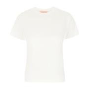 Klassiek Katoenen T-Shirt voor Vrouwen Valentino Garavani , White , Da...