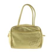 Pre-owned Leather shoulder-bags Loewe Pre-owned , Yellow , Dames