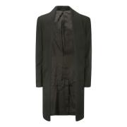 Single-Breasted Coats Comme des Garçons , Black , Dames
