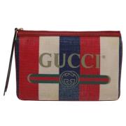Pre-owned Canvas clutches Gucci Vintage , Multicolor , Dames